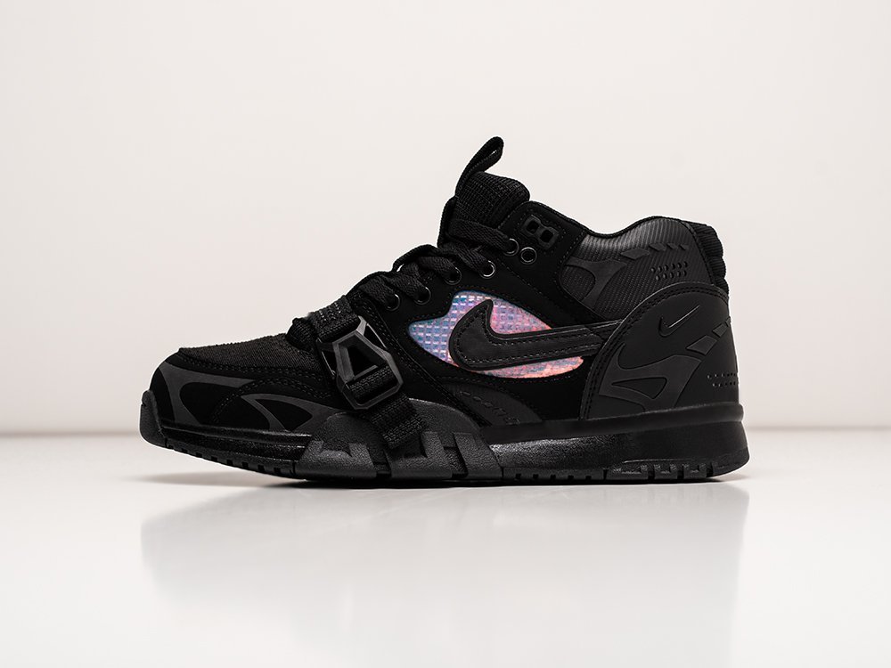 Nike Air Trainer 1 SP Triple Black черные текстиль мужские (AR29223) - фото 1 Nike Air Trainer 1 SP Triple Black черные текстиль мужские (AR29223) - фото 1