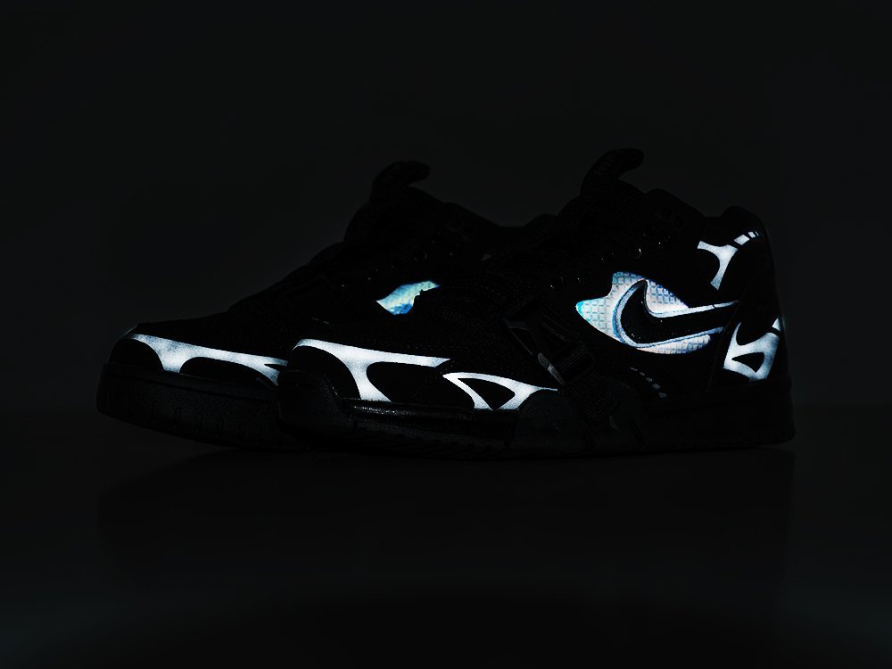 Nike Air Trainer 1 SP Triple Black черные текстиль мужские (AR29223) - фото 4 Nike Air Trainer 1 SP Triple Black черные текстиль мужские (AR29223) - фото 4