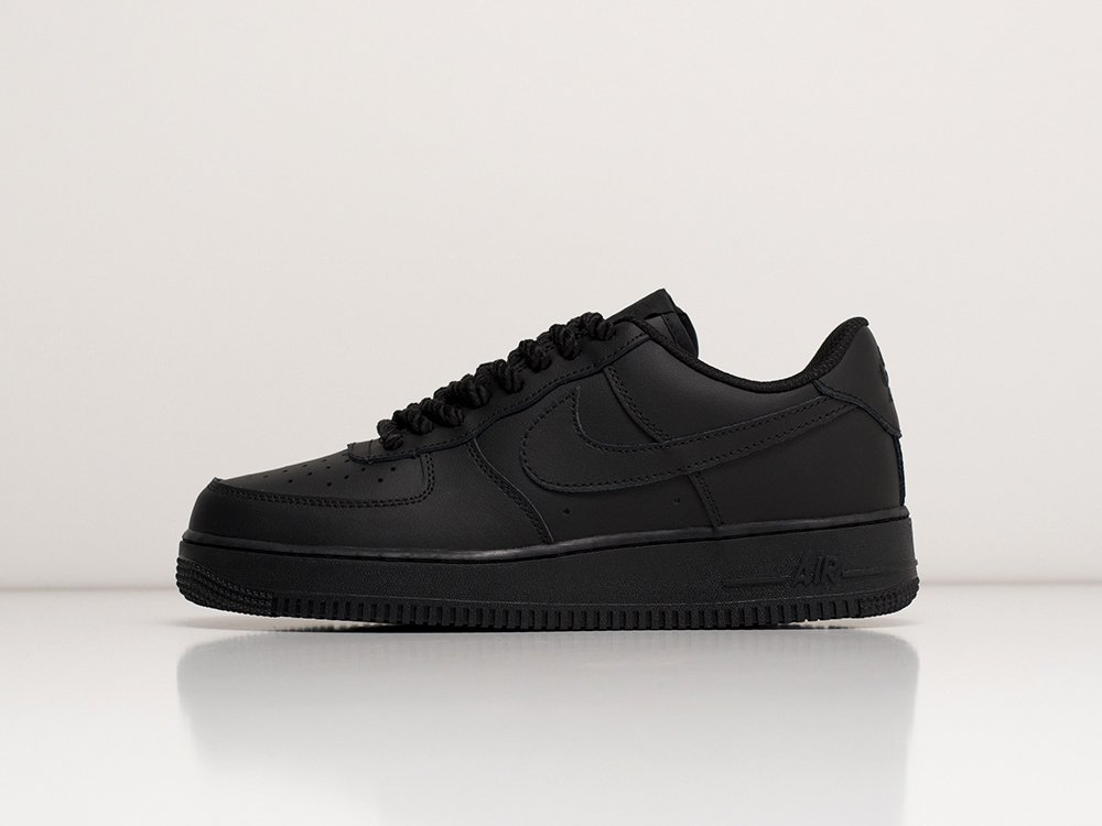 Nike Air Force 1 Low черные кожа мужские (AR29227) - фото 1 Nike Air Force 1 Low черные кожа мужские (AR29227) - фото 1