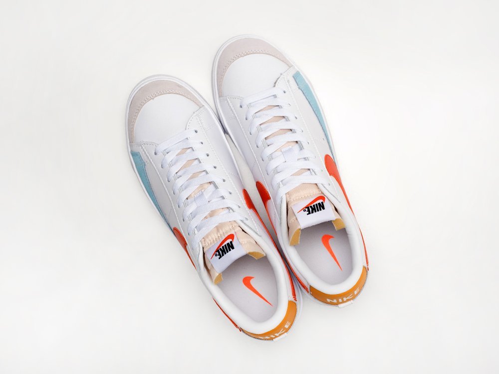 Nike Blazer Low 77 White Orange белые кожа мужские (AR29253) - фото 3 Nike Blazer Low 77 White Orange белые кожа мужские (AR29253) - фото 3