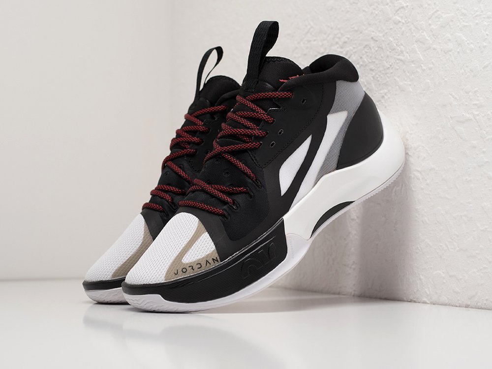 Nike Jordan Zoom Separate PF Black Sky Grey черные текстиль мужские (AR29258) - фото 2 Nike Jordan Zoom Separate PF Black Sky Grey черные текстиль мужские (AR29258) - фото 2