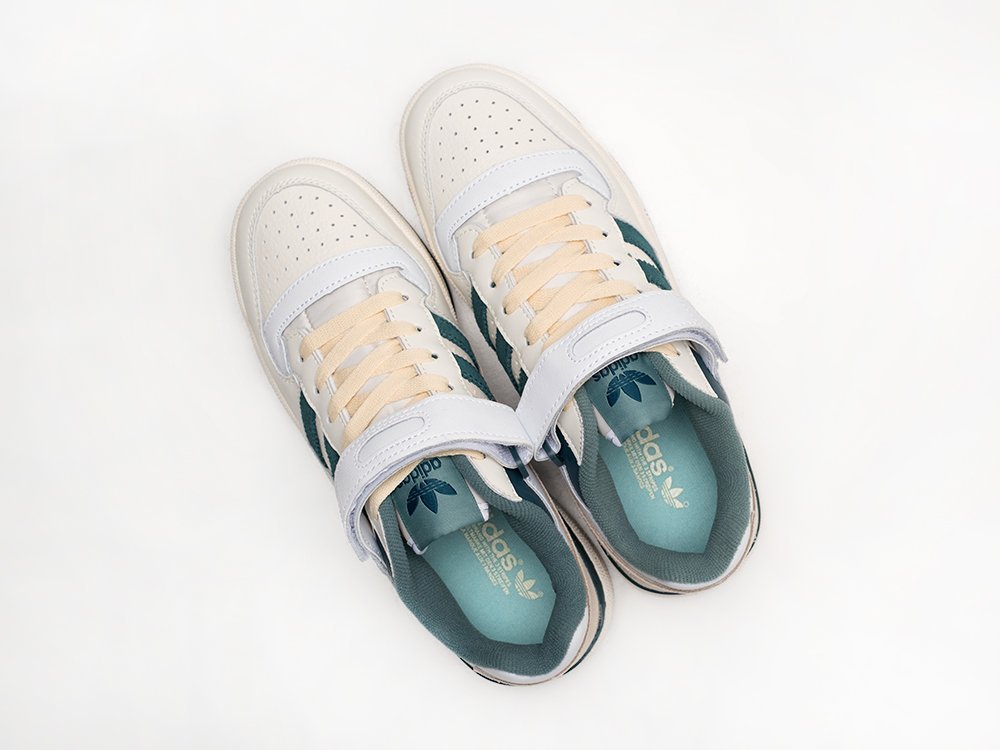 Adidas Forum 84 Low Wild Teal WMNS белые кожа женские (AR29260) - фото 3 Adidas Forum 84 Low Wild Teal WMNS белые кожа женские (AR29260) - фото 3