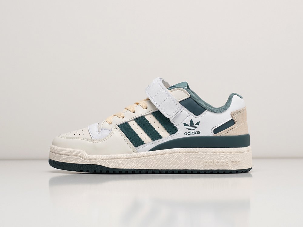 Adidas Forum 84 Low Wild Teal WMNS белые кожа женские (AR29260) - фото 1 Adidas Forum 84 Low Wild Teal WMNS белые кожа женские (AR29260) - фото 1