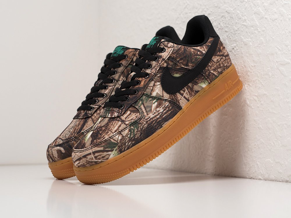 Nike x Realtree x Air Force 1 Low Tan Camo коричневые текстиль мужские (AR29265) - фото 2 Nike x Realtree x Air Force 1 Low Tan Camo коричневые текстиль мужские (AR29265) - фото 2