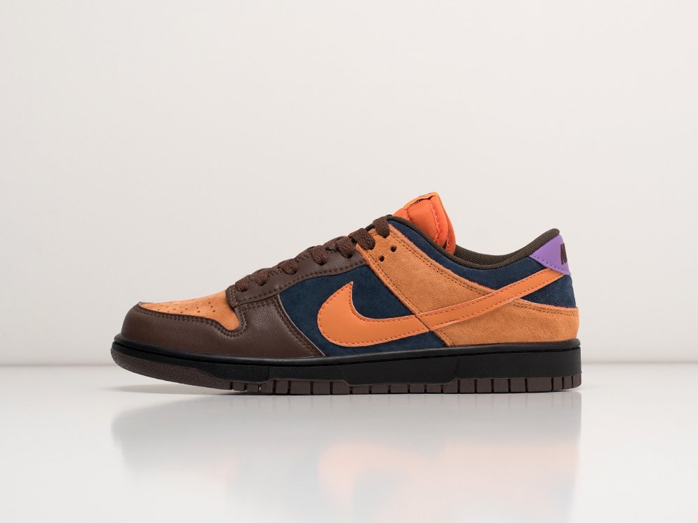 Nike SB Dunk Low Premium Cider коричневые кожа мужские (AR29267) - фото 1