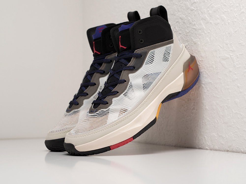 Nike Air Jordan XXXVII Beyond Borders белые текстиль мужские (AR29270) - фото 2 Nike Air Jordan XXXVII Beyond Borders белые текстиль мужские (AR29270) - фото 2