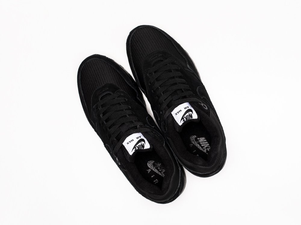 Nike Air Max 1 Triple Black черные замша мужские (AR29281) - фото 3 Nike Air Max 1 Triple Black черные замша мужские (AR29281) - фото 3
