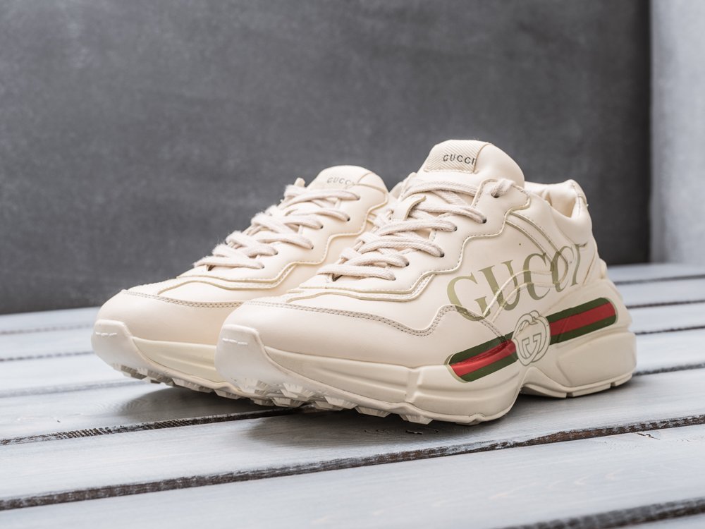 Gucci Rhyton бежевые кожа мужские (AR29284) - фото 3 Gucci Rhyton бежевые кожа мужские (AR29284) - фото 3