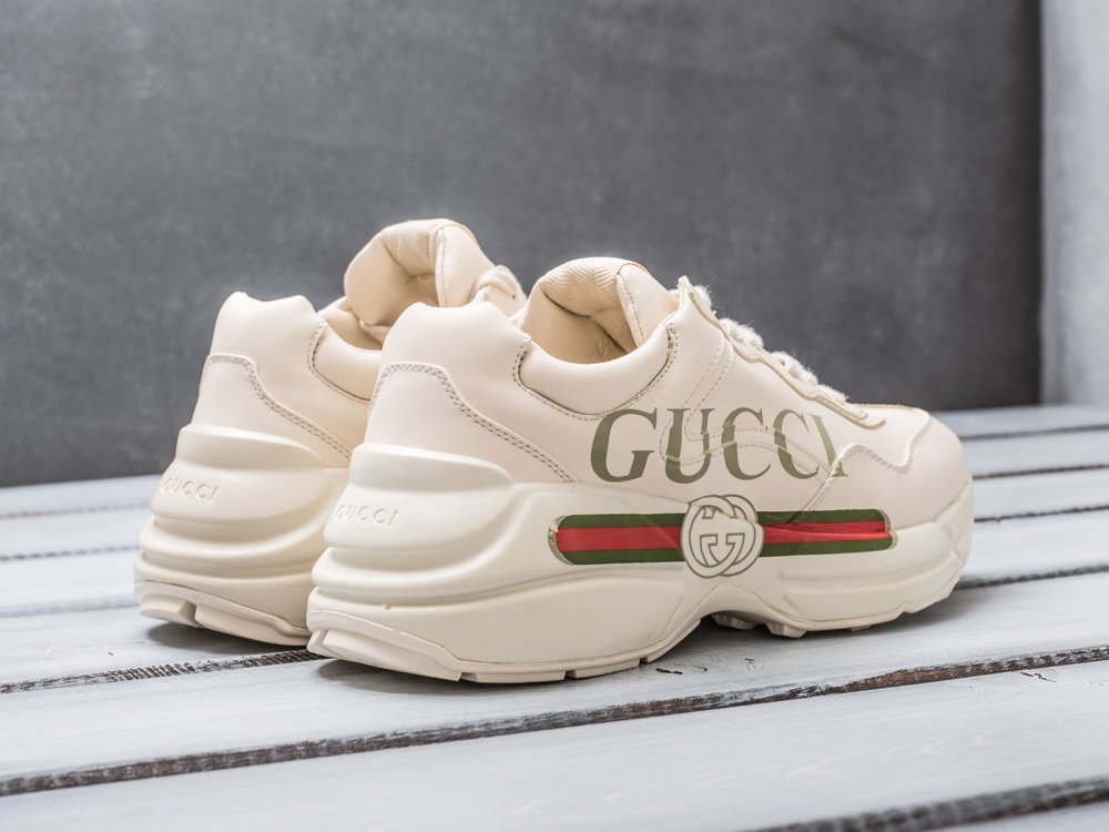 Gucci Rhyton бежевые кожа мужские (AR29284) - фото 4 Gucci Rhyton бежевые кожа мужские (AR29284) - фото 4