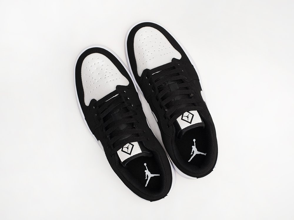 Nike Air Jordan 1 Low Diamond черные кожа мужские (AR29291) - фото 3