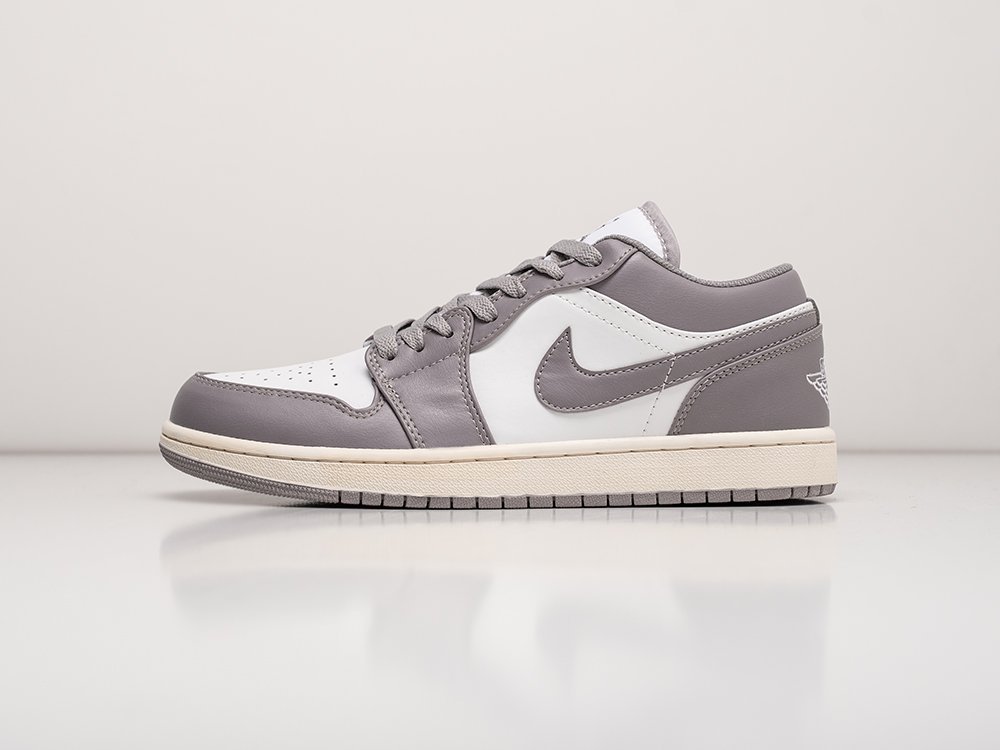 Nike Air Jordan 1 Low Vintage Grey серые кожа мужские (AR29301) - фото 1