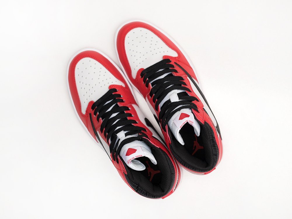 Nike Air Jordan 1 Chicago x Travis Scott красные кожа мужские (AR29302) - фото 3