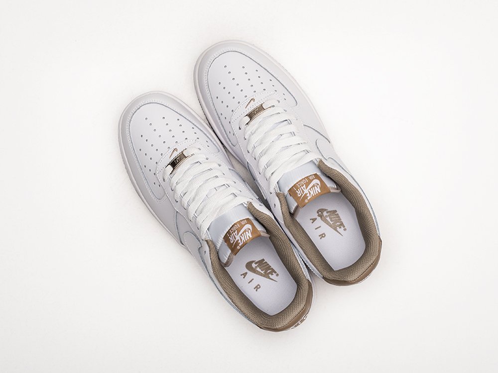 Nike Air Force 1 Low 07 LV8 White Taupe белые кожа мужские (AR29306) - фото 3 Nike Air Force 1 Low 07 LV8 White Taupe белые кожа мужские (AR29306) - фото 3