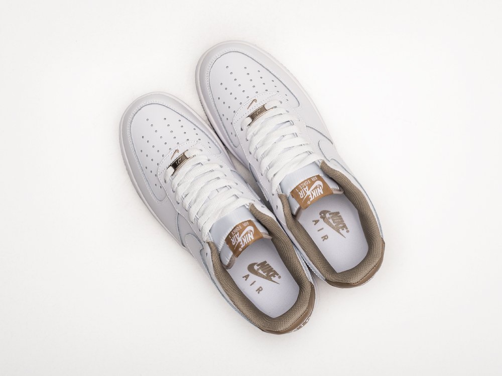 Nike Air Force 1 Low 07 LV8 White Taupe белые кожа мужские (AR29306) - фото 3