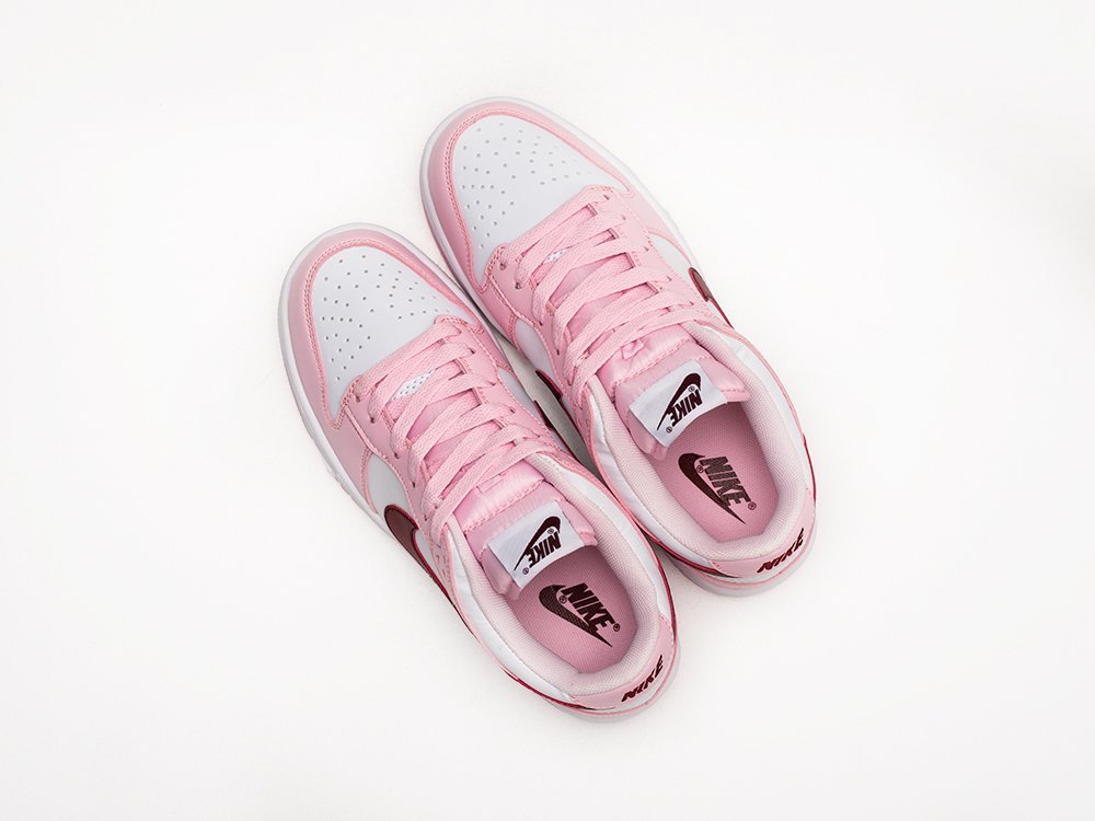 Nike SB Dunk Low Valentines Day WMNS розовые кожа женские (AR29309) - фото 3