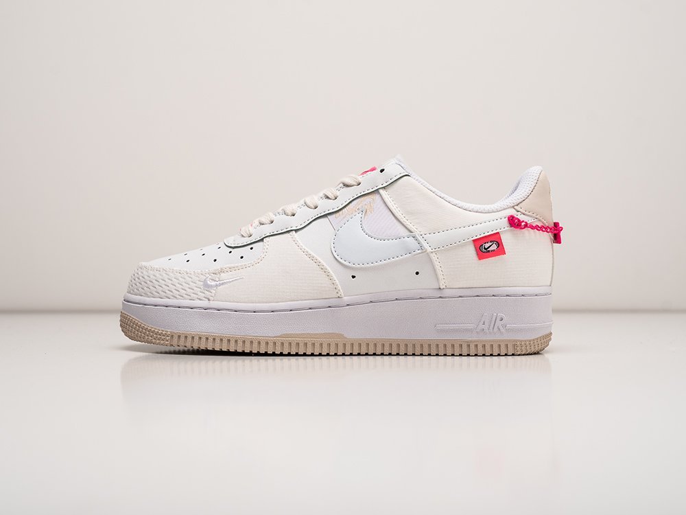 Nike Air Force 1 Low 07 LX Pink Bling WMNS белые кожа женские (AR29339) - фото 1 Nike Air Force 1 Low 07 LX Pink Bling WMNS белые кожа женские (AR29339) - фото 1