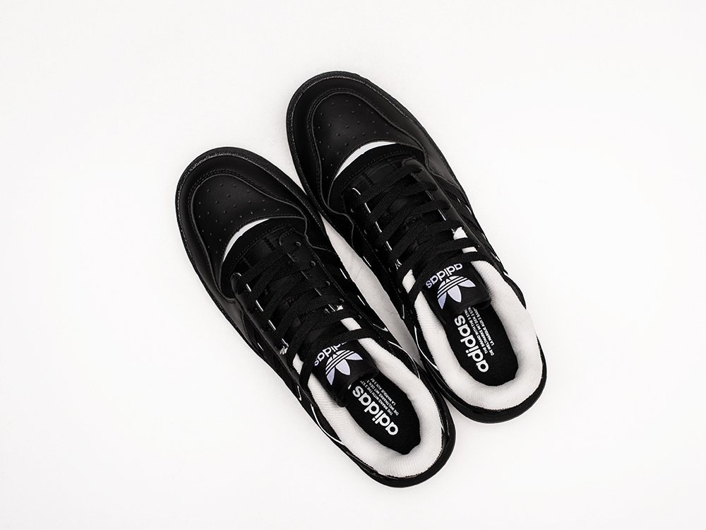 Adidas Forum Exhibit Low Triple Black черные текстиль мужские (AR29346) - фото 3