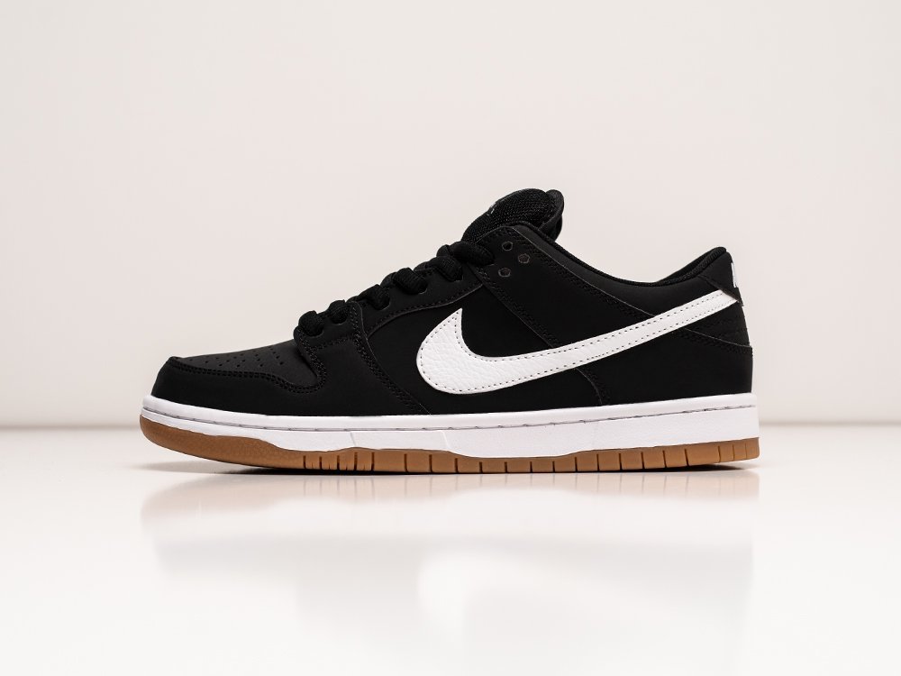 Nike SB Dunk Low черные кожа мужские (AR29379) - фото 1