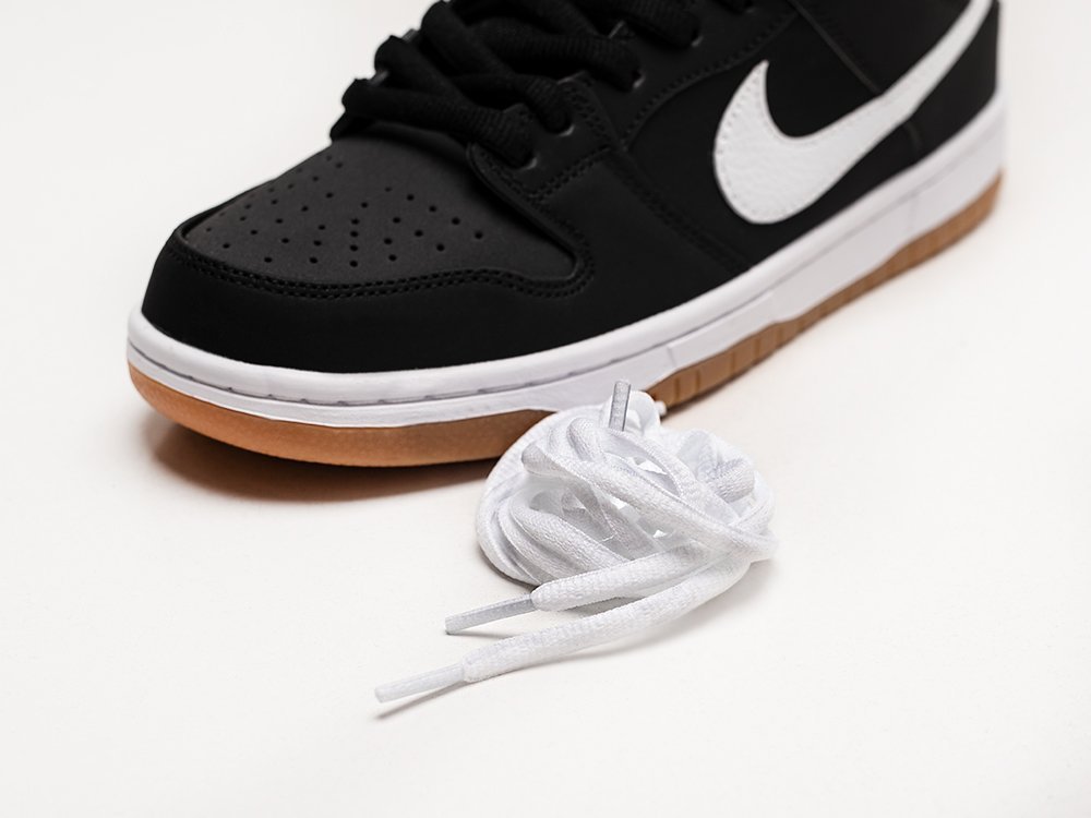 Nike SB Dunk Low черные кожа мужские (AR29379) - фото 4