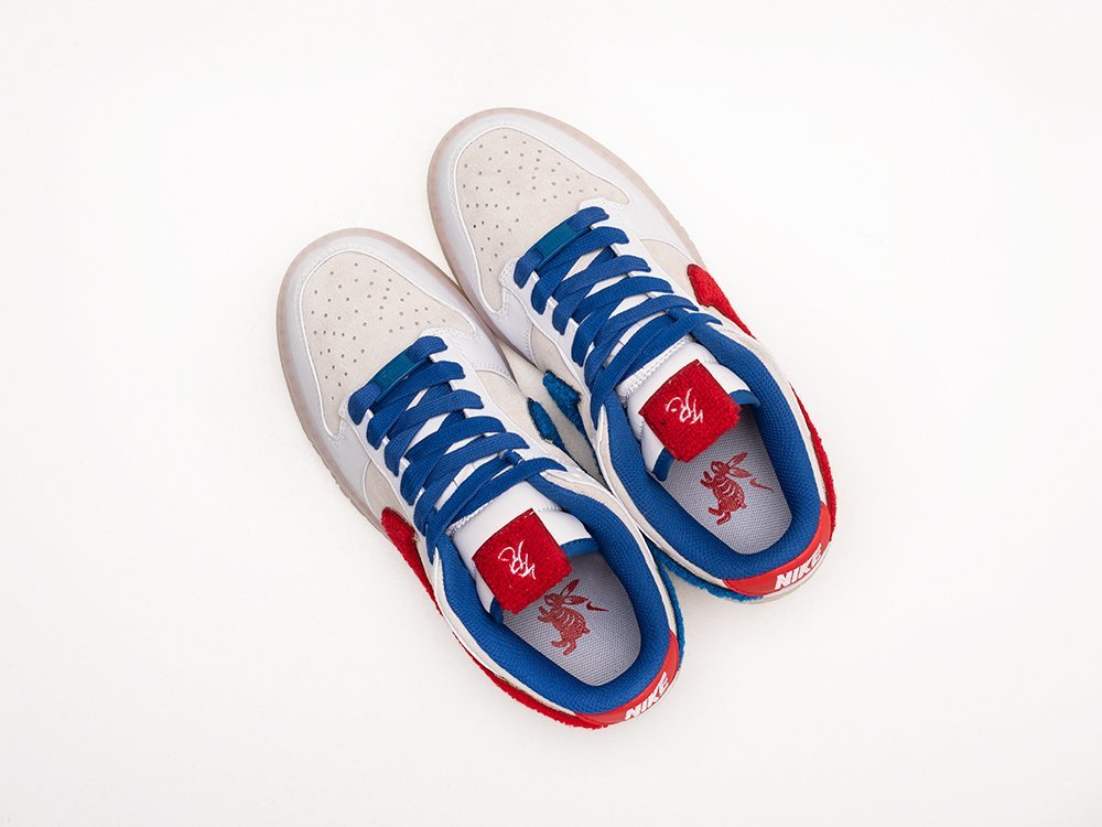 Nike SB Dunk Low Year of the Rabbit - White Rabbit Candy WMNS белые замша женские (AR29381) - фото 3 Nike SB Dunk Low Year of the Rabbit - White Rabbit Candy WMNS белые замша женские (AR29381) - фото 3