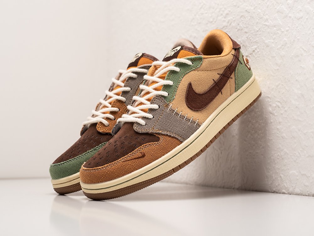 Nike Zion Williamson x Air Jordan 1 Retro Low OG Voodoo коричневые замша мужские (AR29385) - фото 2 Nike Zion Williamson x Air Jordan 1 Retro Low OG Voodoo коричневые замша мужские (AR29385) - фото 2