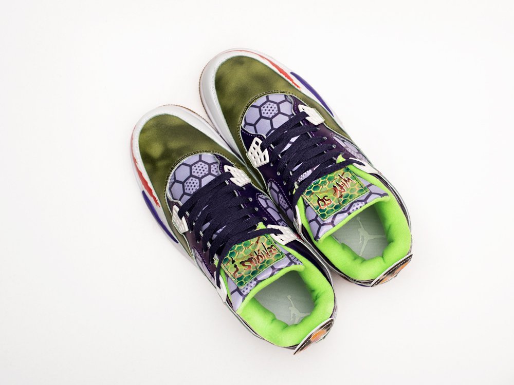 Nike Air Jordan 4 Retro Why So Serious разноцветные кожа мужские (AR29387) - фото 3 Nike Air Jordan 4 Retro Why So Serious разноцветные кожа мужские (AR29387) - фото 3