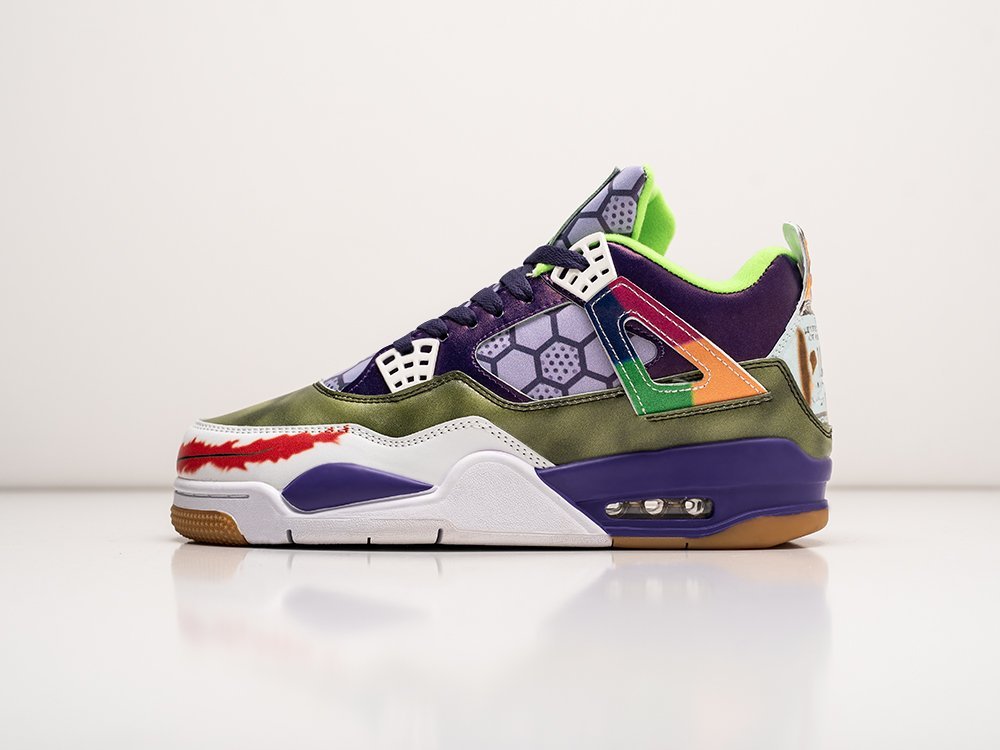 Nike Air Jordan 4 Retro Why So Serious разноцветные кожа мужские (AR29387) - фото 1 Nike Air Jordan 4 Retro Why So Serious разноцветные кожа мужские (AR29387) - фото 1