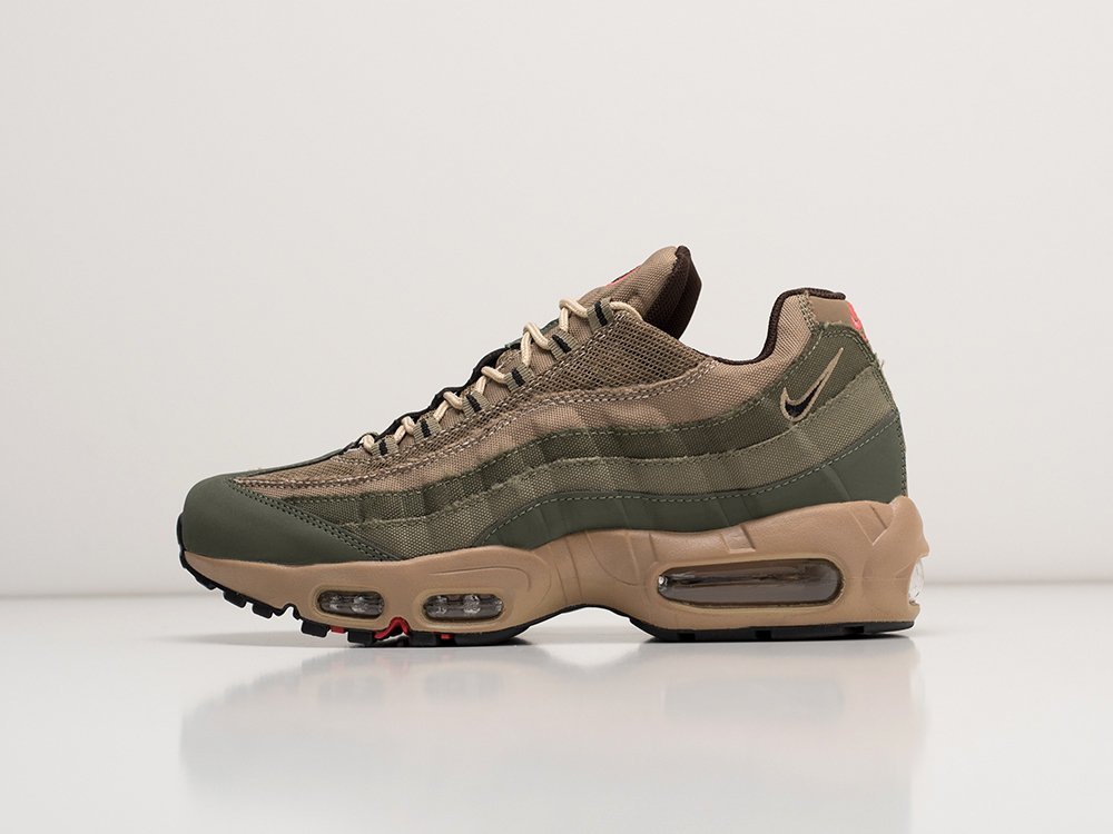 Nike Air Max 95 Rough Green зеленые текстиль мужские (AR29411) - фото 1 Nike Air Max 95 Rough Green зеленые текстиль мужские (AR29411) - фото 1