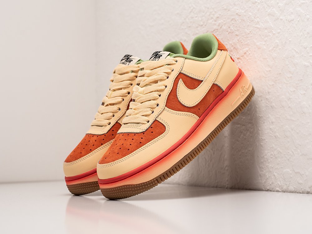 Nike Air Force 1 Low Chili Pepper WMNS бежевые кожа женские (AR29412) - фото 2 Nike Air Force 1 Low Chili Pepper WMNS бежевые кожа женские (AR29412) - фото 2