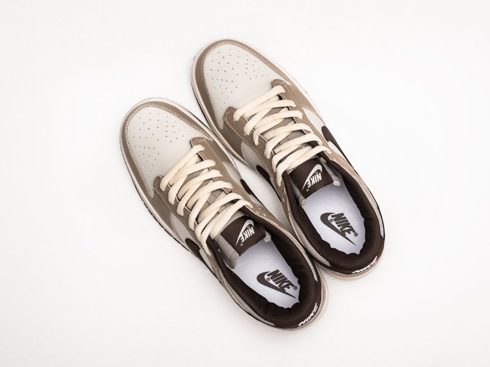 Nike SB Dunk Low белые кожа мужские (AR29420) - фото 3 Nike SB Dunk Low белые кожа мужские (AR29420) - фото 3