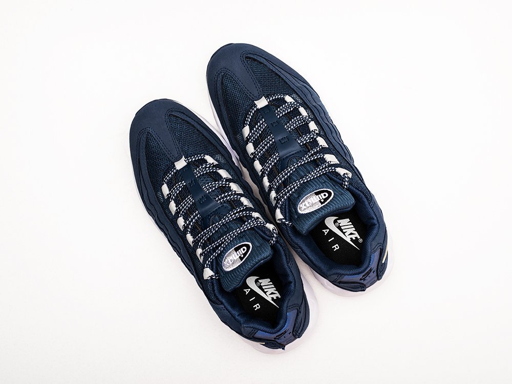 Nike Air Max 95 синие текстиль мужские (AR29422) - фото 3 Nike Air Max 95 синие текстиль мужские (AR29422) - фото 3