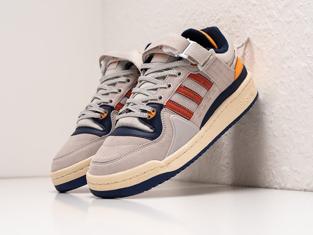 Adidas Bad Bunny x Forum Buckle Low Cangrejeros бежевые замша мужские (AR29425) - фото 2