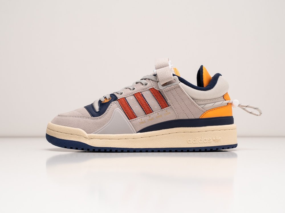 Adidas Bad Bunny x Forum Buckle Low Cangrejeros бежевые замша мужские (AR29425) - фото 4