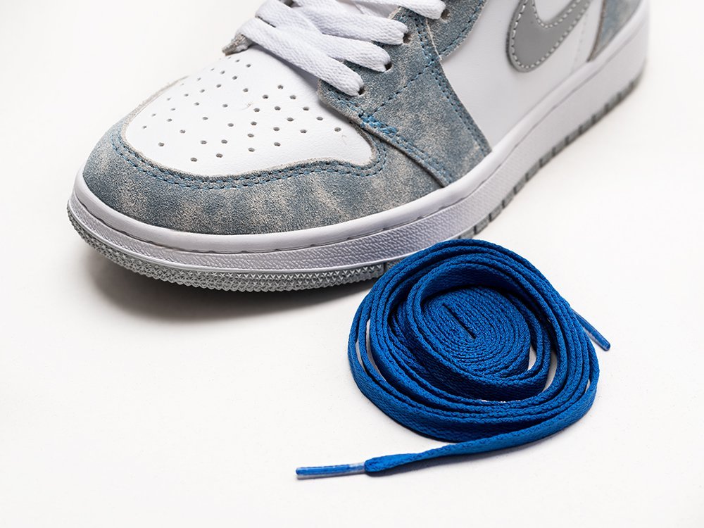 Nike Air Jordan 1 Retro High Hyper Royal WMNS голубые кожа женские (AR29472) - фото 4
