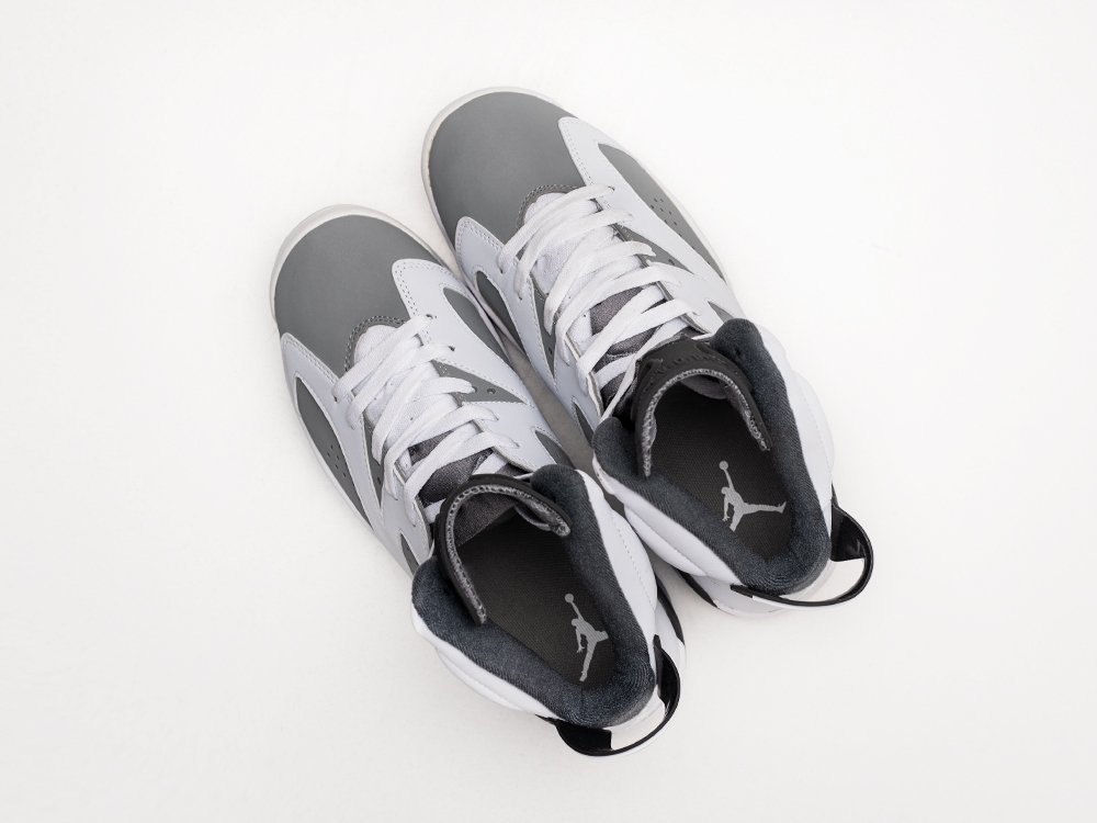 Nike Air Jordan 6 Retro Cool Grey серые кожа мужские (AR29486) - фото 3