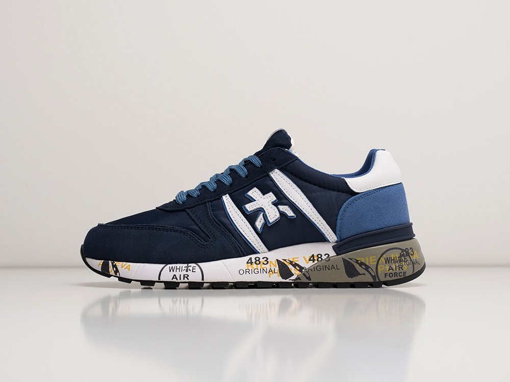 Premiata Lander синие текстиль мужские (AR29491) - фото 1 Premiata Lander синие текстиль мужские (AR29491) - фото 1