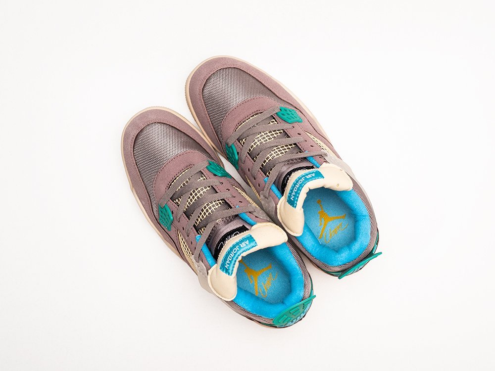 Nike Nike Air Jordan 4 x UNION LA 30th Anniversary Taupe Haze серые замша мужские (AR29522) - фото 3 Nike Nike Air Jordan 4 x UNION LA 30th Anniversary Taupe Haze серые замша мужские (AR29522) - фото 3