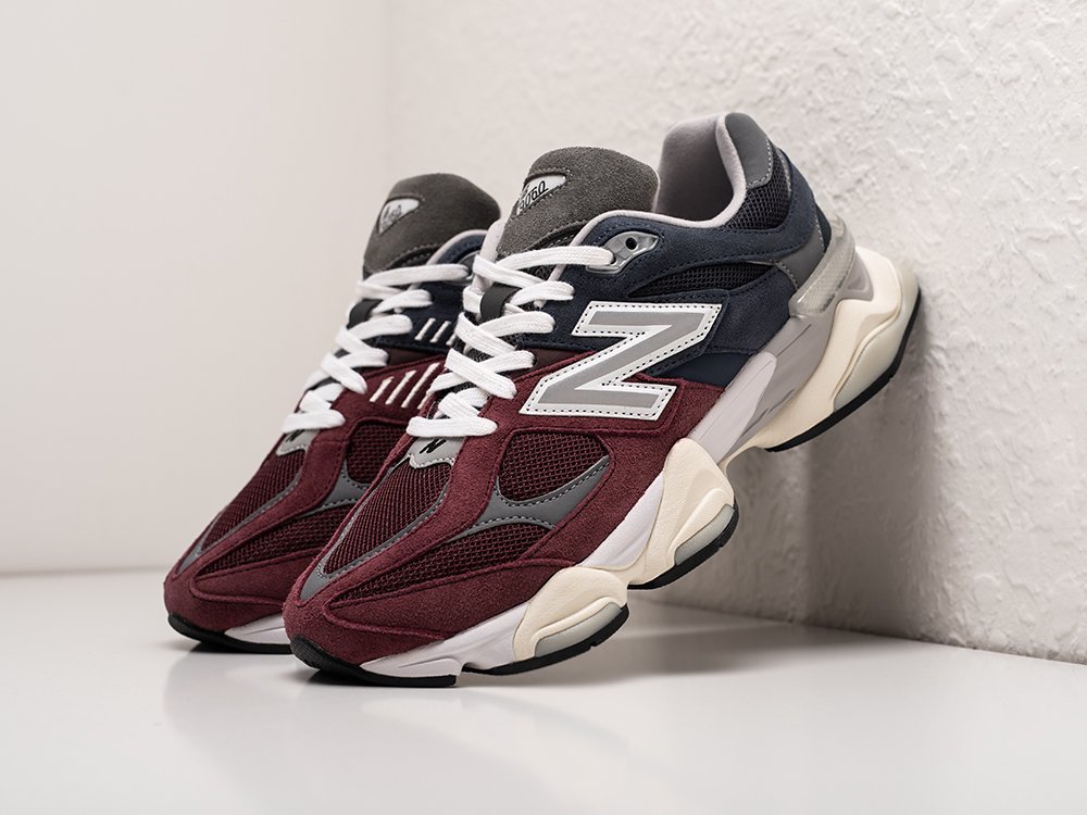 New Balance 9060 Split бордовые замша мужские (AR29532) - фото 2 New Balance 9060 Split бордовые замша мужские (AR29532) - фото 2