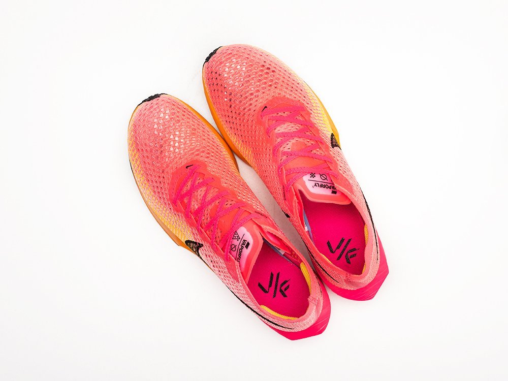 Nike ZoomX Vaporfly NEXT% 3 Hyper Pink розовые текстиль мужские (AR29660) - фото 3 Nike ZoomX Vaporfly NEXT% 3 Hyper Pink розовые текстиль мужские (AR29660) - фото 3