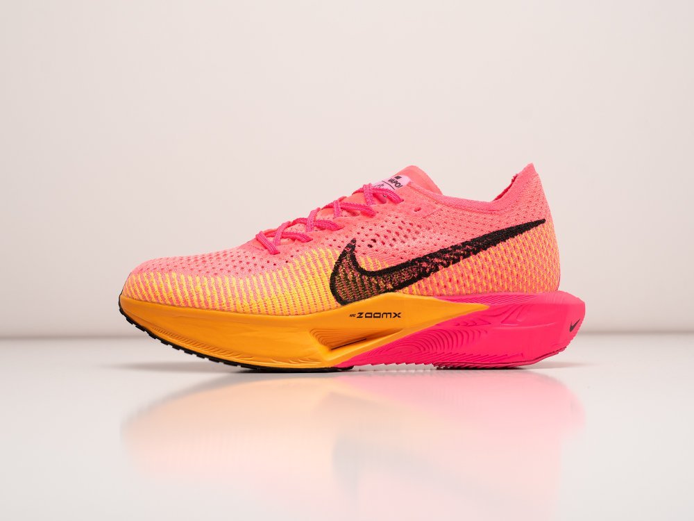 Nike ZoomX Vaporfly NEXT% 3 Hyper Pink розовые текстиль мужские (AR29660) - фото 1 Nike ZoomX Vaporfly NEXT% 3 Hyper Pink розовые текстиль мужские (AR29660) - фото 1