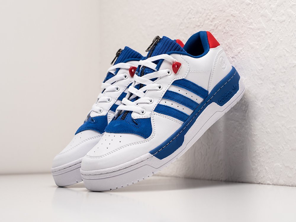 Adidas KIKS x Rivalry Low белые кожа мужские (AR29674) - фото 2 Adidas KIKS x Rivalry Low белые кожа мужские (AR29674) - фото 2