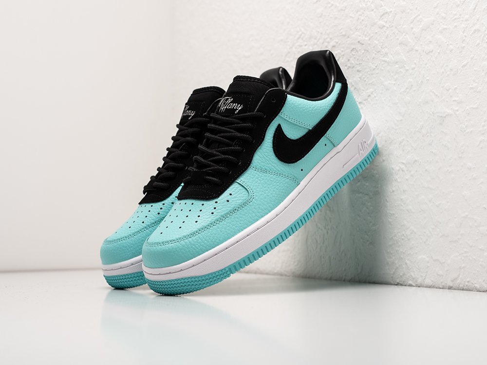Nike Air Force 1 Low x Tiffany WMNS голубые кожа женские (AR29717) - фото 2 Nike Air Force 1 Low x Tiffany WMNS голубые кожа женские (AR29717) - фото 2