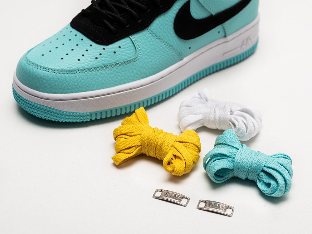 Nike Air Force 1 Low x Tiffany WMNS голубые кожа женские (AR29717) - фото 5 Nike Air Force 1 Low x Tiffany WMNS голубые кожа женские (AR29717) - фото 5