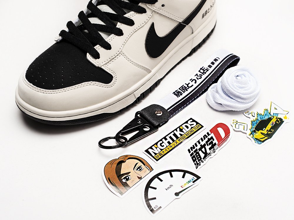 Nike SB Dunk Low Toyota AE86 Initial D белые кожа мужские (AR30044) - фото 3 Nike SB Dunk Low Toyota AE86 Initial D белые кожа мужские (AR30044) - фото 3