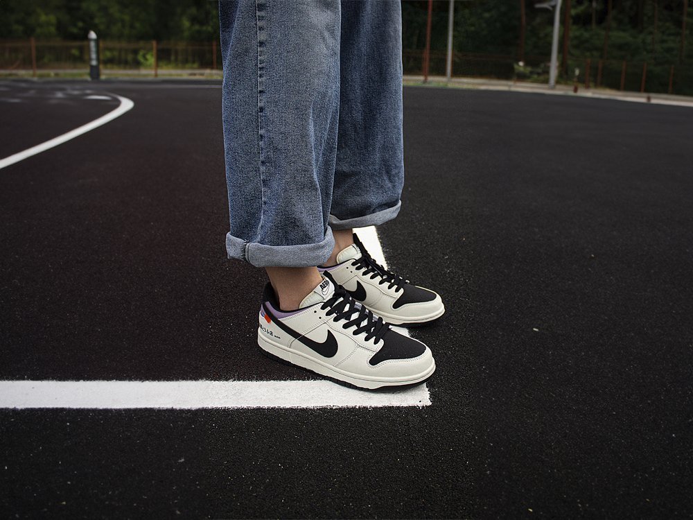 Nike SB Dunk Low Toyota AE86 Initial D белые кожа мужские (AR30044) - фото 6