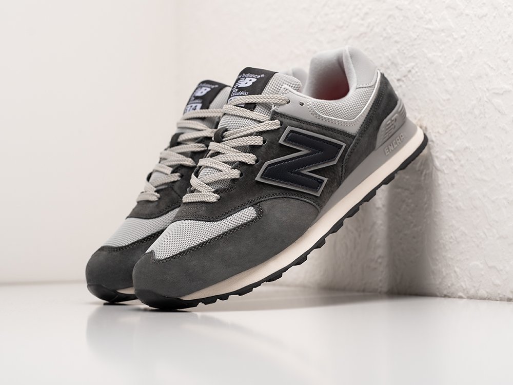 New Balance 574 серые замша мужские (AR30048) - фото 2 New Balance 574 серые замша мужские (AR30048) - фото 2