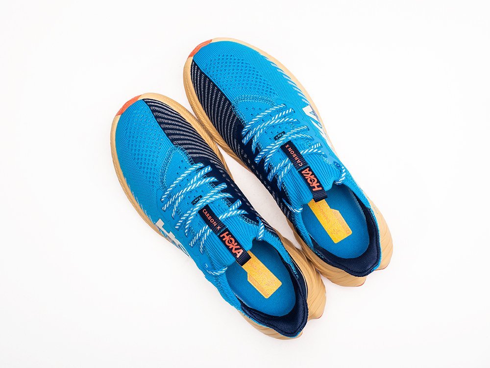 Hoka Carbon X 3 голубые текстиль мужские (AR30055) - фото 3 Hoka Carbon X 3 голубые текстиль мужские (AR30055) - фото 3