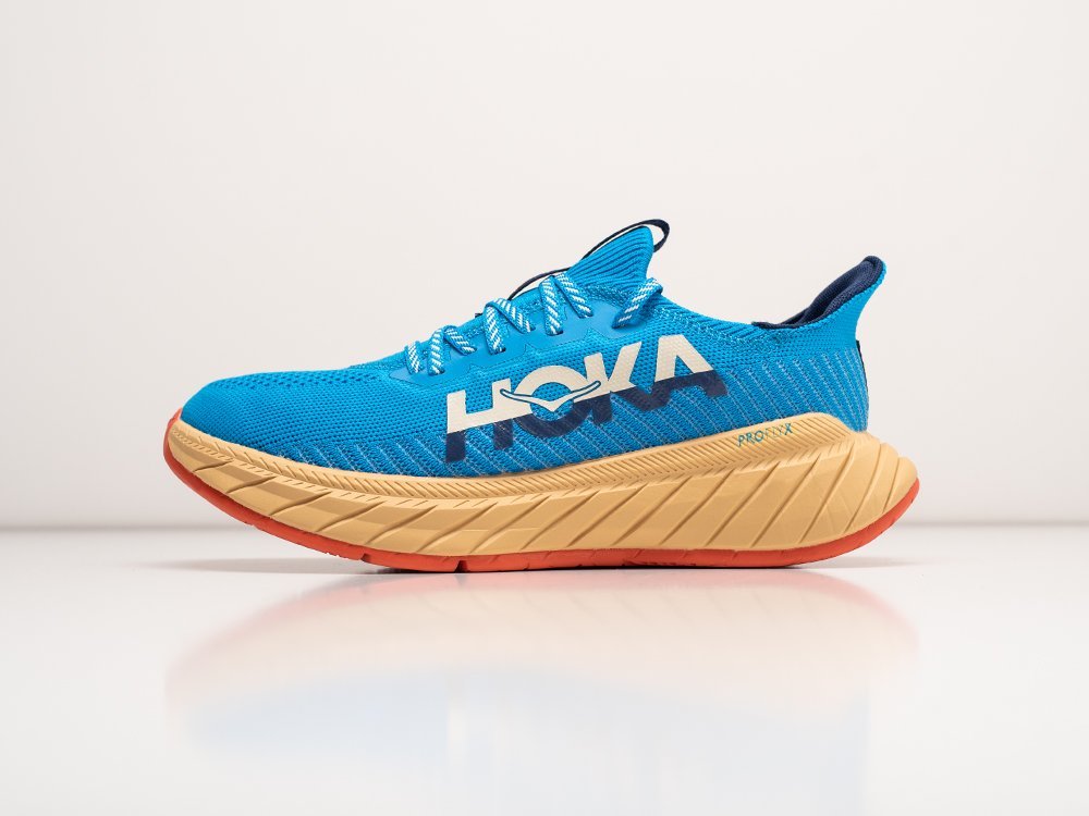 Hoka Carbon X 3 голубые текстиль мужские (AR30055) - фото 1 Hoka Carbon X 3 голубые текстиль мужские (AR30055) - фото 1