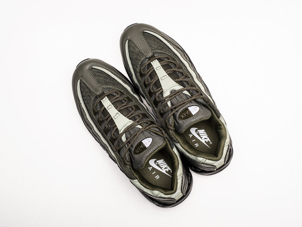 Nike Air Max 95 Cargo Khaki Reflective зеленые кожа мужские (AR30061) - фото 3 Nike Air Max 95 Cargo Khaki Reflective зеленые кожа мужские (AR30061) - фото 3