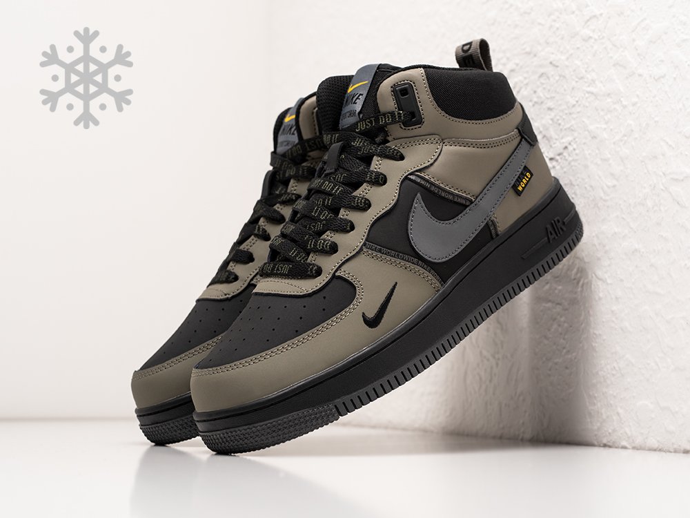 Nike Air Force 1 Winter зеленые кожа мужские (AR30147) - фото 2 Nike Air Force 1 Winter зеленые кожа мужские (AR30147) - фото 2